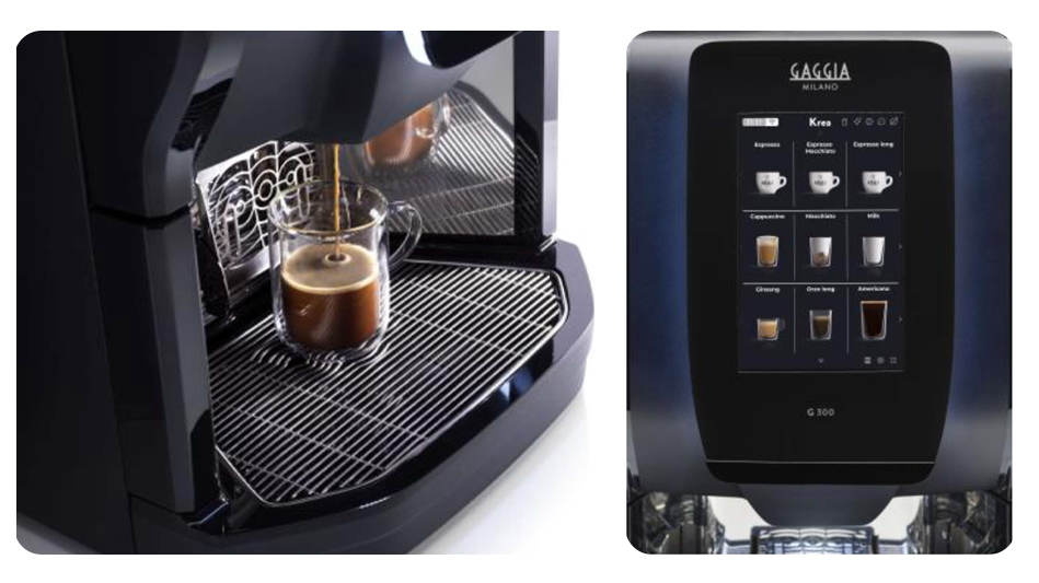 Detailansicht G300 Kaffeevollautomat Unsere neue G300 Kaffeemaschine | fresh at work jetzt mieten